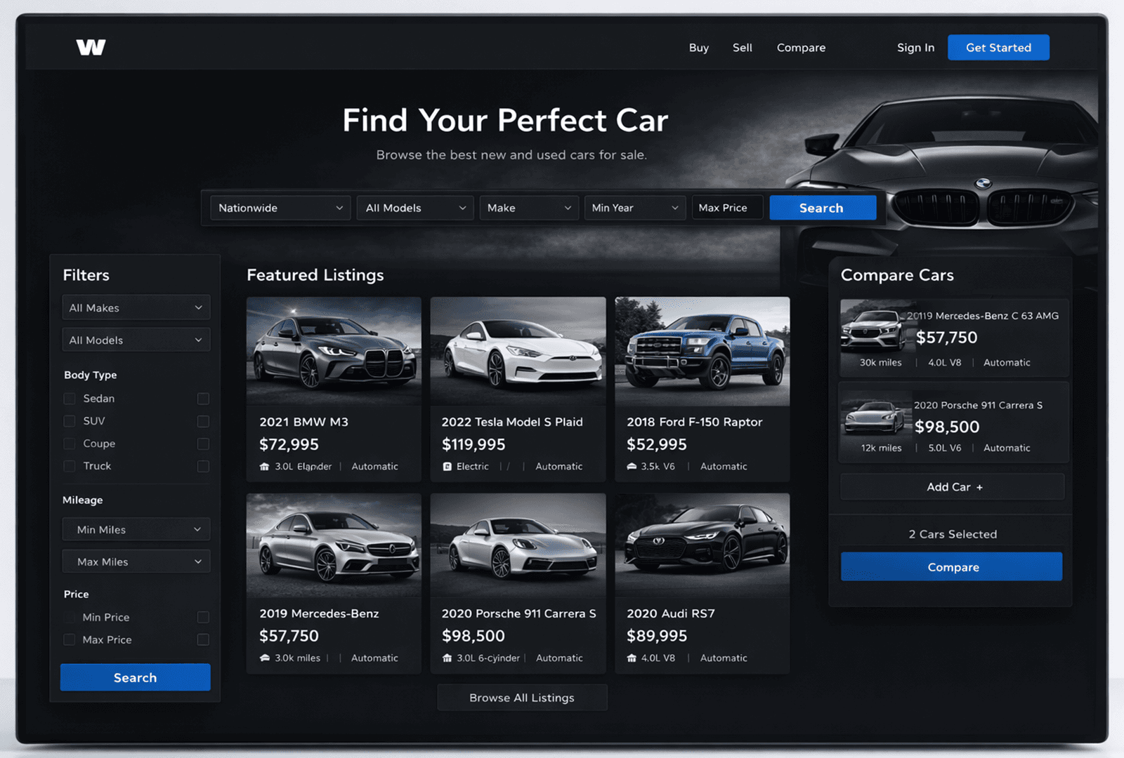 Automotive Marketplace Platform preview