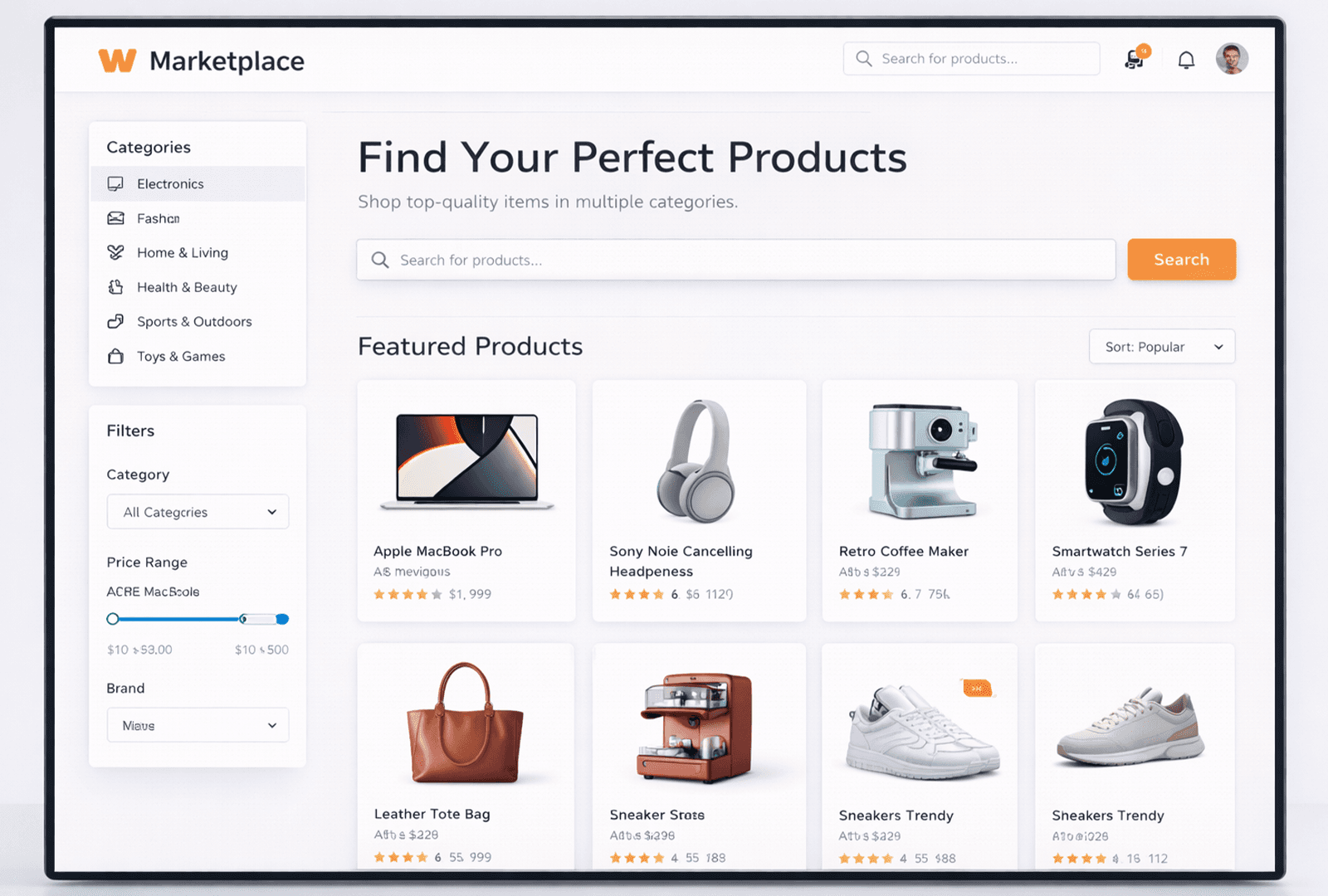 Ecommerce Marketplace Platform preview